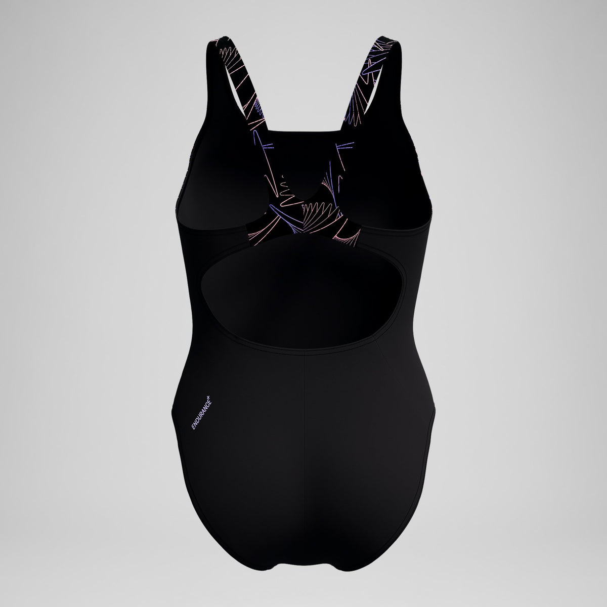 Hyperboom Splice Muscleback Swimsuit Black/Peach | Speedo