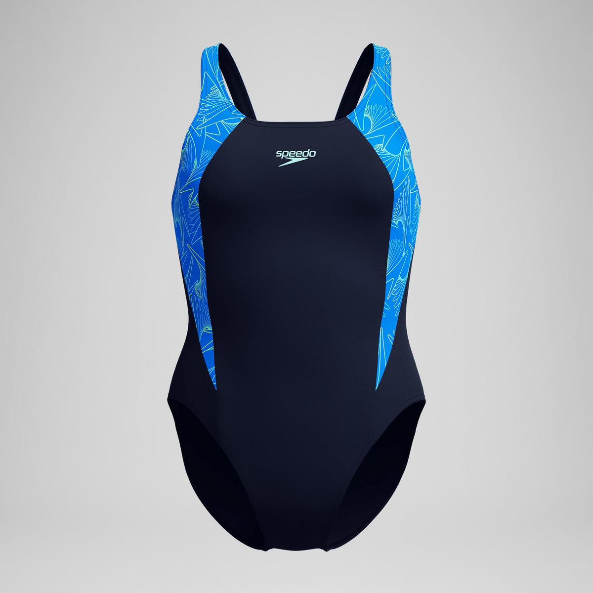 Hyperboom Splice Muscleback Swimsuit Navy/Blue | Speedo