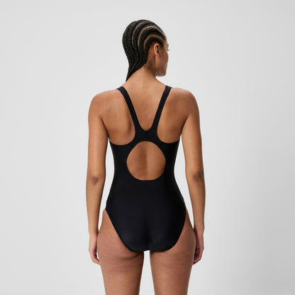 Placement Muscleback Swimsuit Black/Orange | Speedo