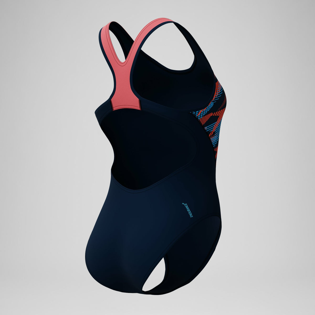 Placement Swimsuit Navy/Coral | Speedo