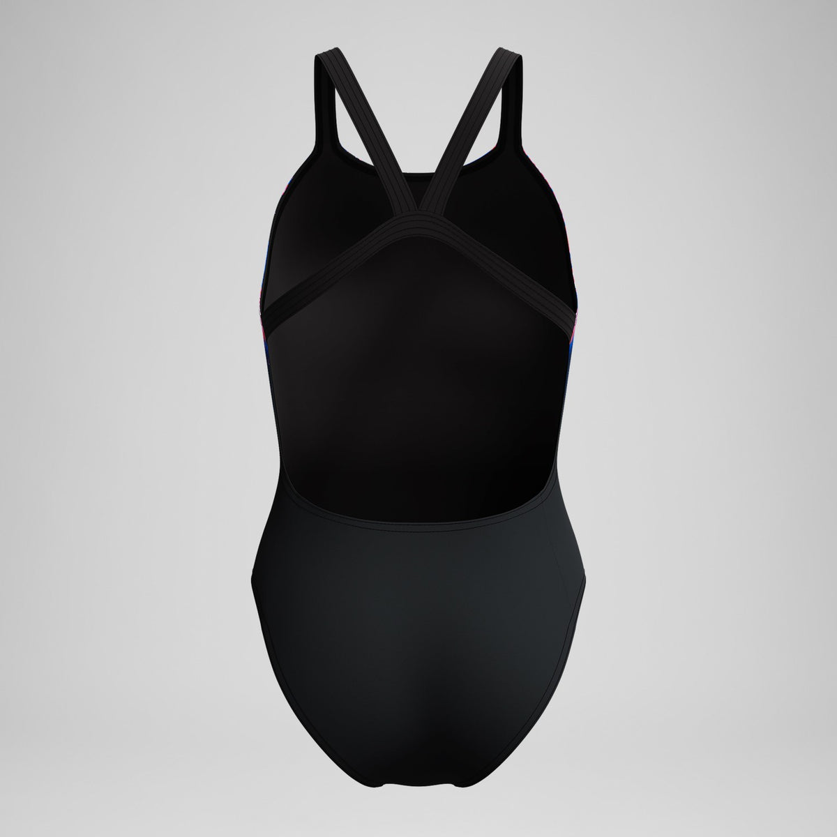 Club Training Printed Leaderback One Piece Black/Pink | Speedo