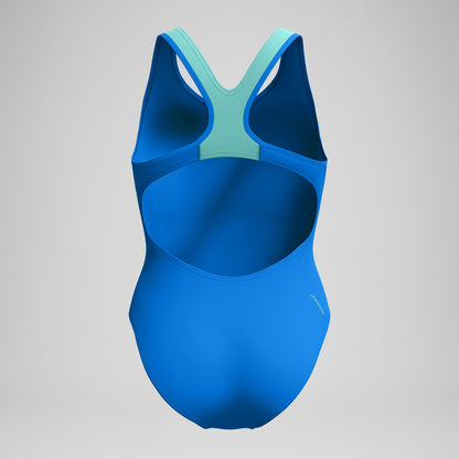 Placement Laneback Swimsuit Blue | Speedo