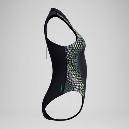 Printed Hydrasuit Black /Green | Speedo
