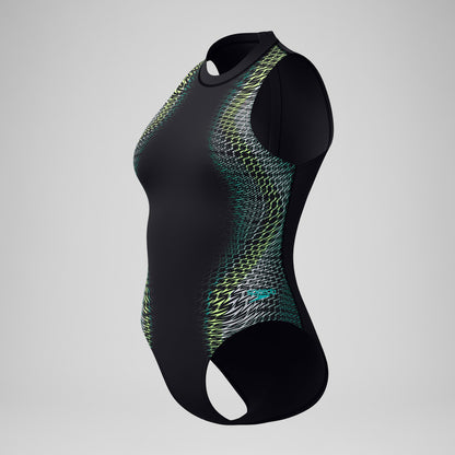 Printed Hydrasuit Black /Green | Speedo