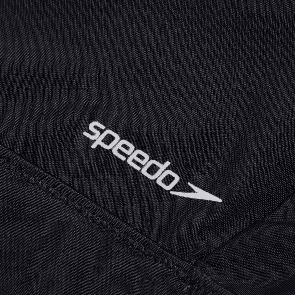 Mesh Solid Crop Top Black | Speedo