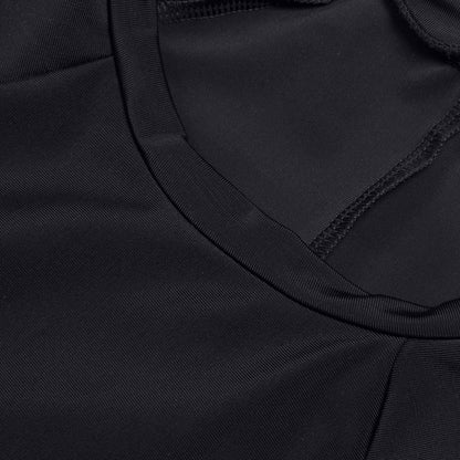 Mesh Solid Crop Top Black | Speedo