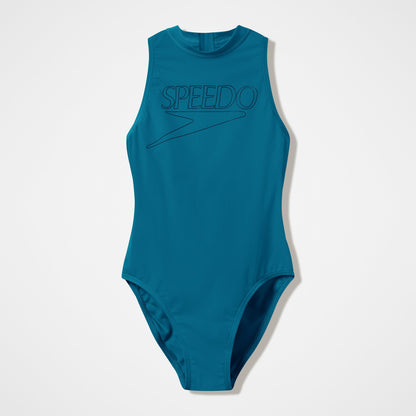 Endurance+ Logo Hydrasuit Green | Speedo