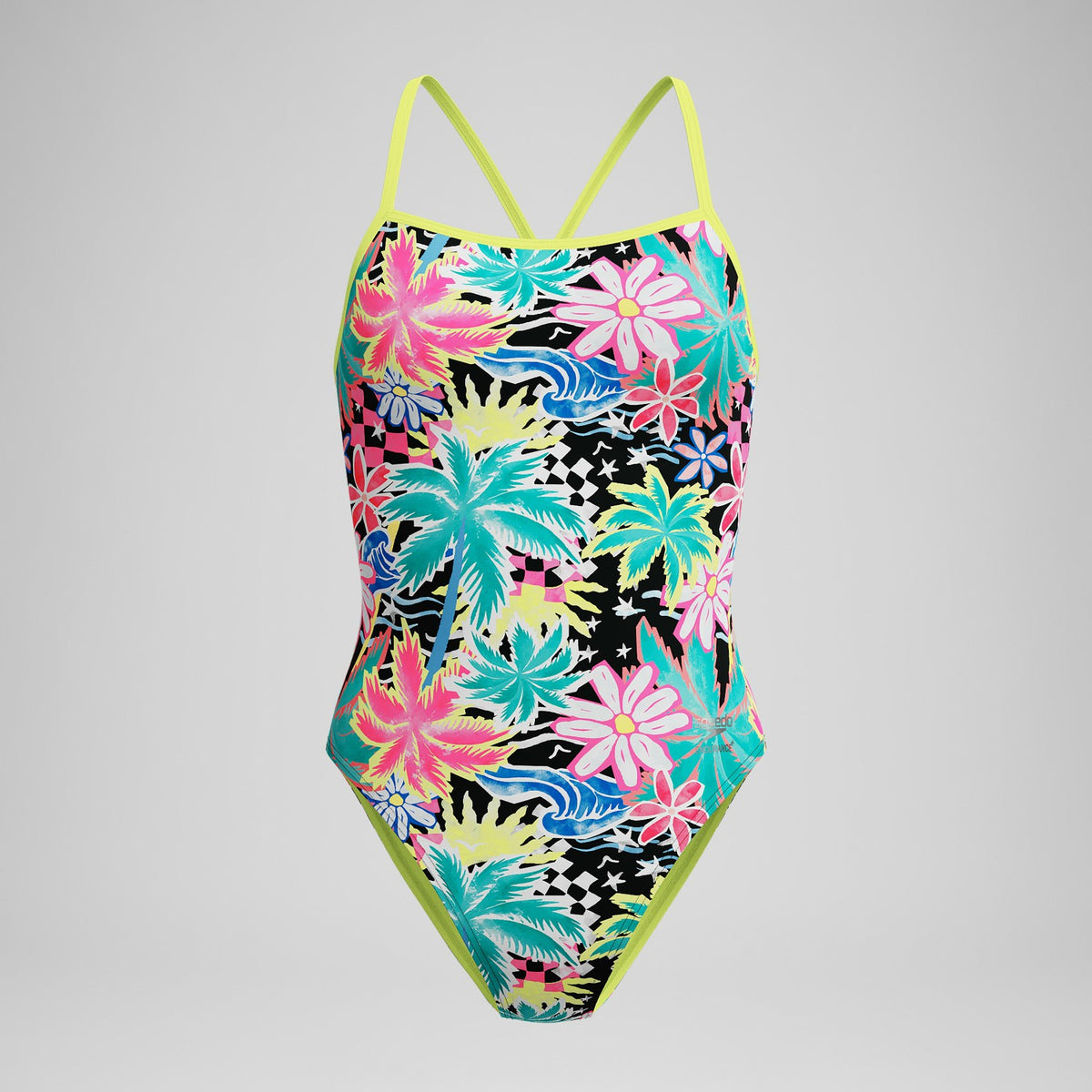 Club Training Printed V-Back 2.0 One Piece Green | Speedo