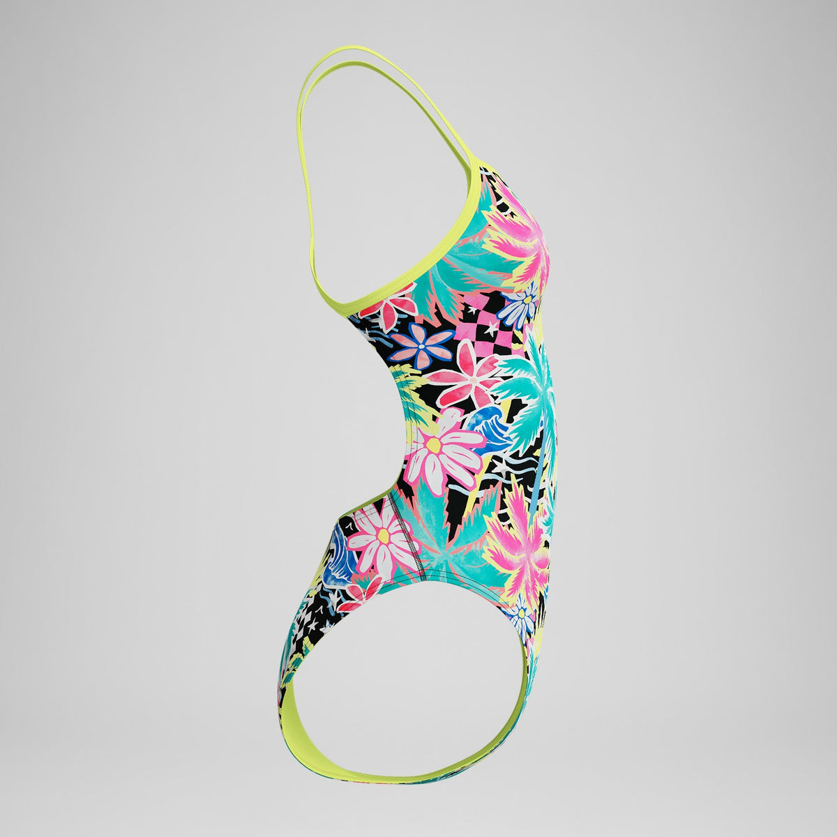 Club Training Printed V-Back 2.0 One Piece Green | Speedo