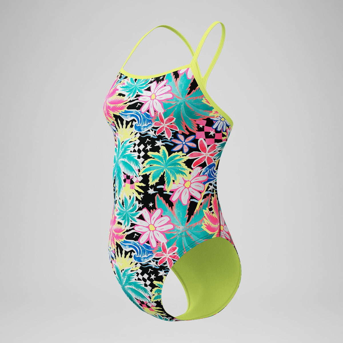 Club Training Printed V-Back 2.0 One Piece Green | Speedo