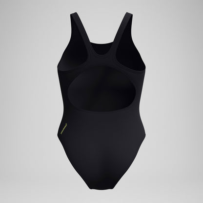 Placement Muscleback Swimsuit Black/Yellow | Speedo