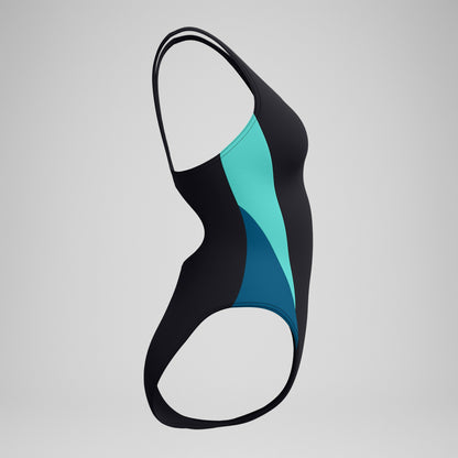 Colourblock 2.0 Swimsuit Black/Turquoise | Speedo