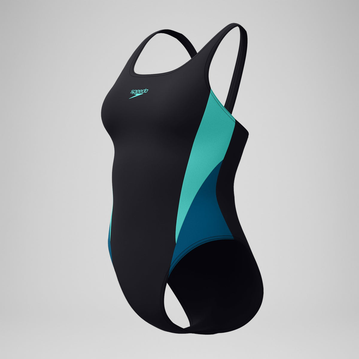 Colourblock 2.0 Swimsuit Black/Turquoise | Speedo