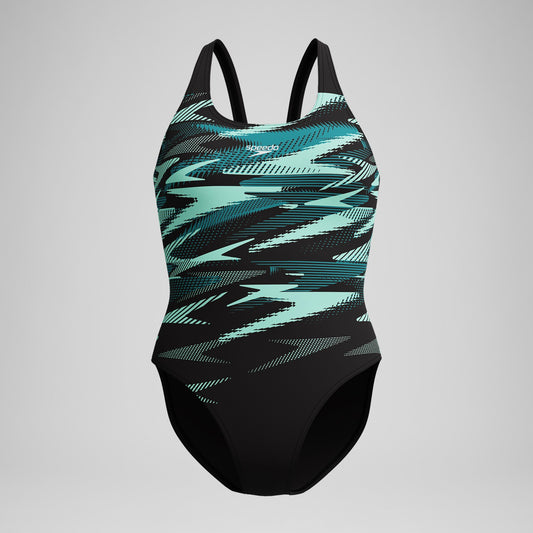 HyberBoom Placement Swimsuit DarkTeal/Green | Speedo
