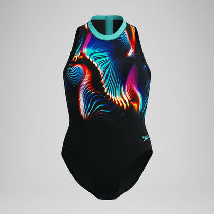 Printed Hydrasuit Black/Blue | Speedo