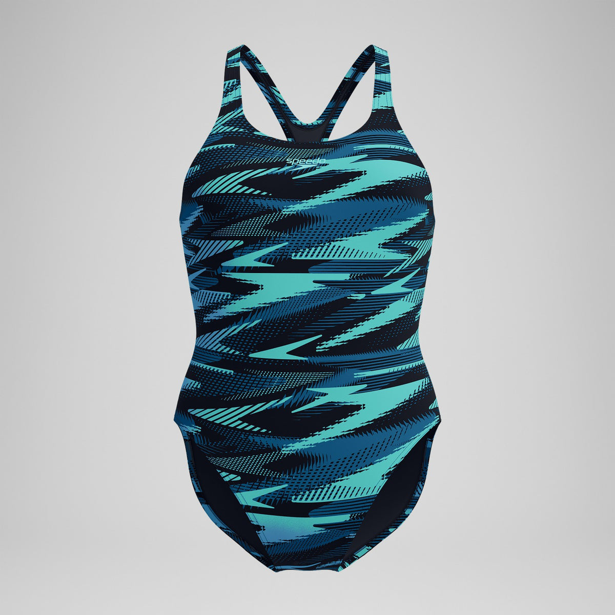 HyberBoom Allover Medalist Swimsuit DarkTeal/Green | Speedo