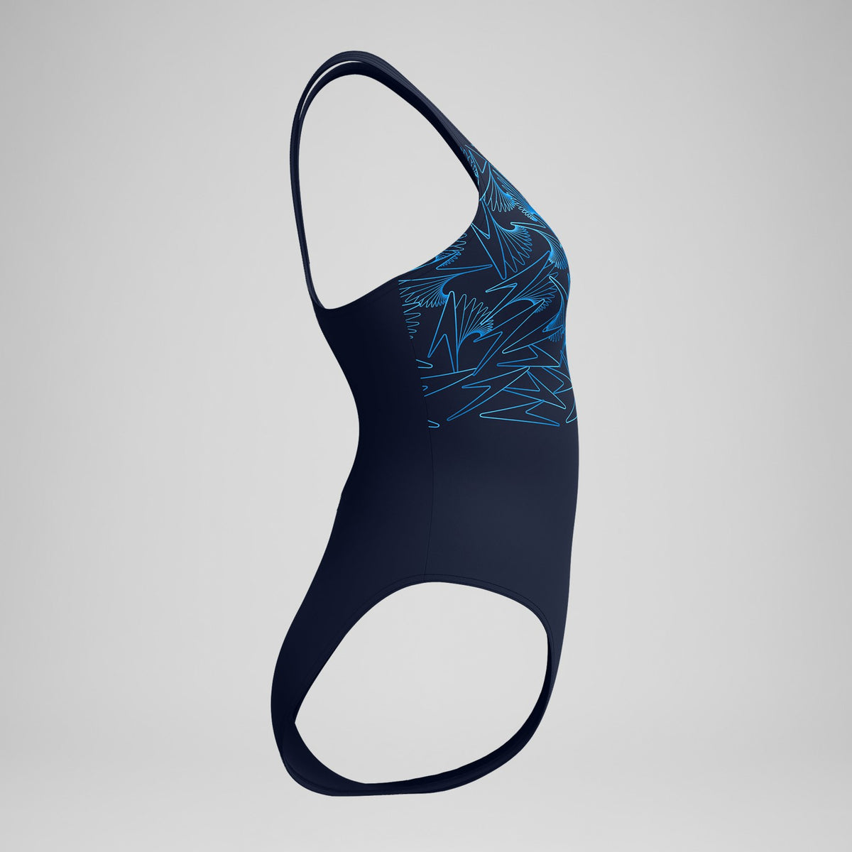 Hyperboom Placement Muscleback Swimsuit Navy/Blue | Speedo