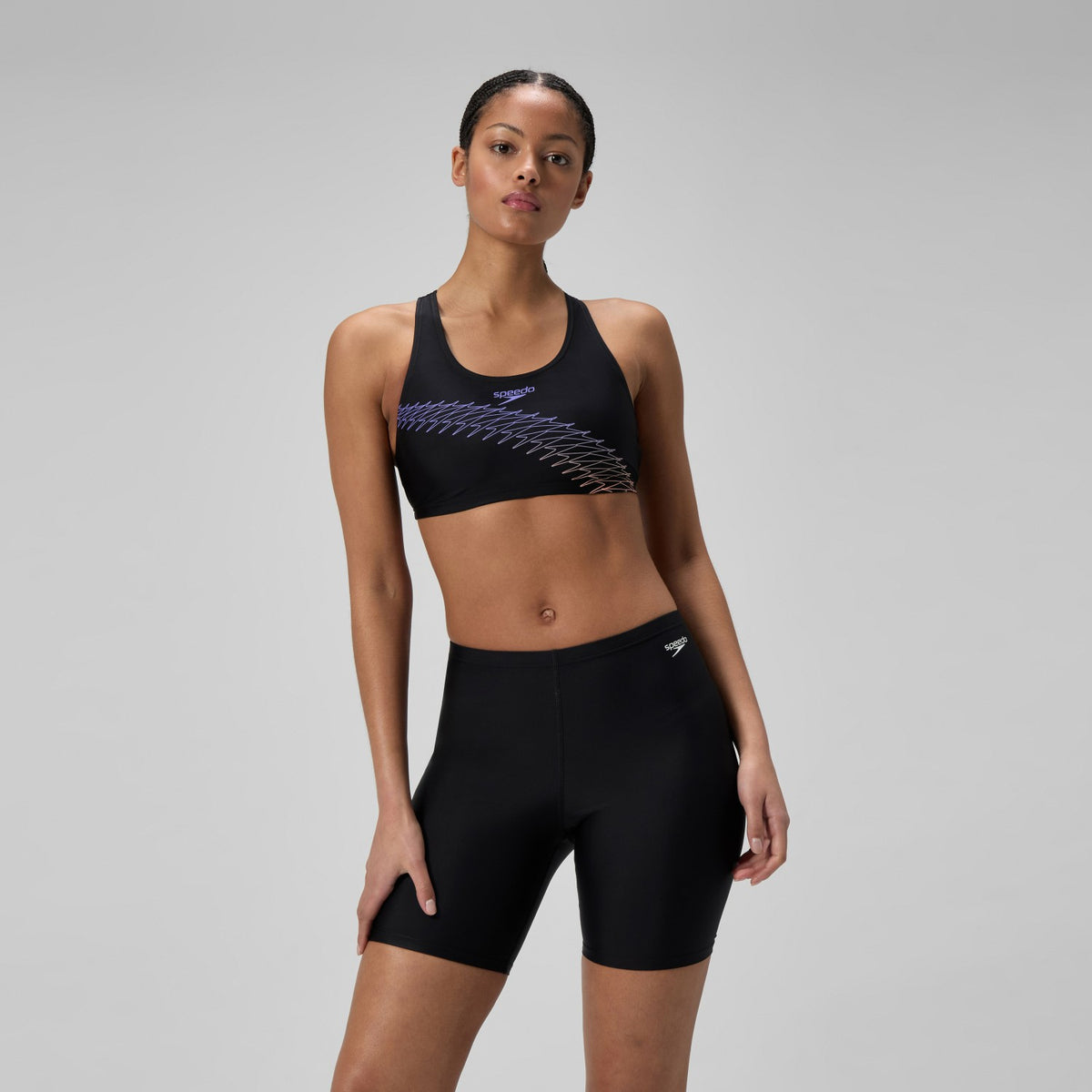 Solid Swim Shorts Black | Speedo