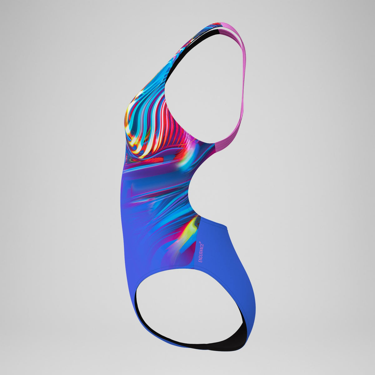 Club Training Placement Powerback Swimsuit Blue/Pink | Speedo