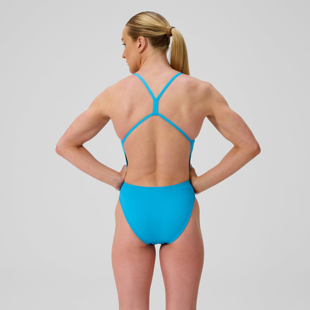 Club Training Solid V-Back 2.0 Swimsuit Blue | Speedo