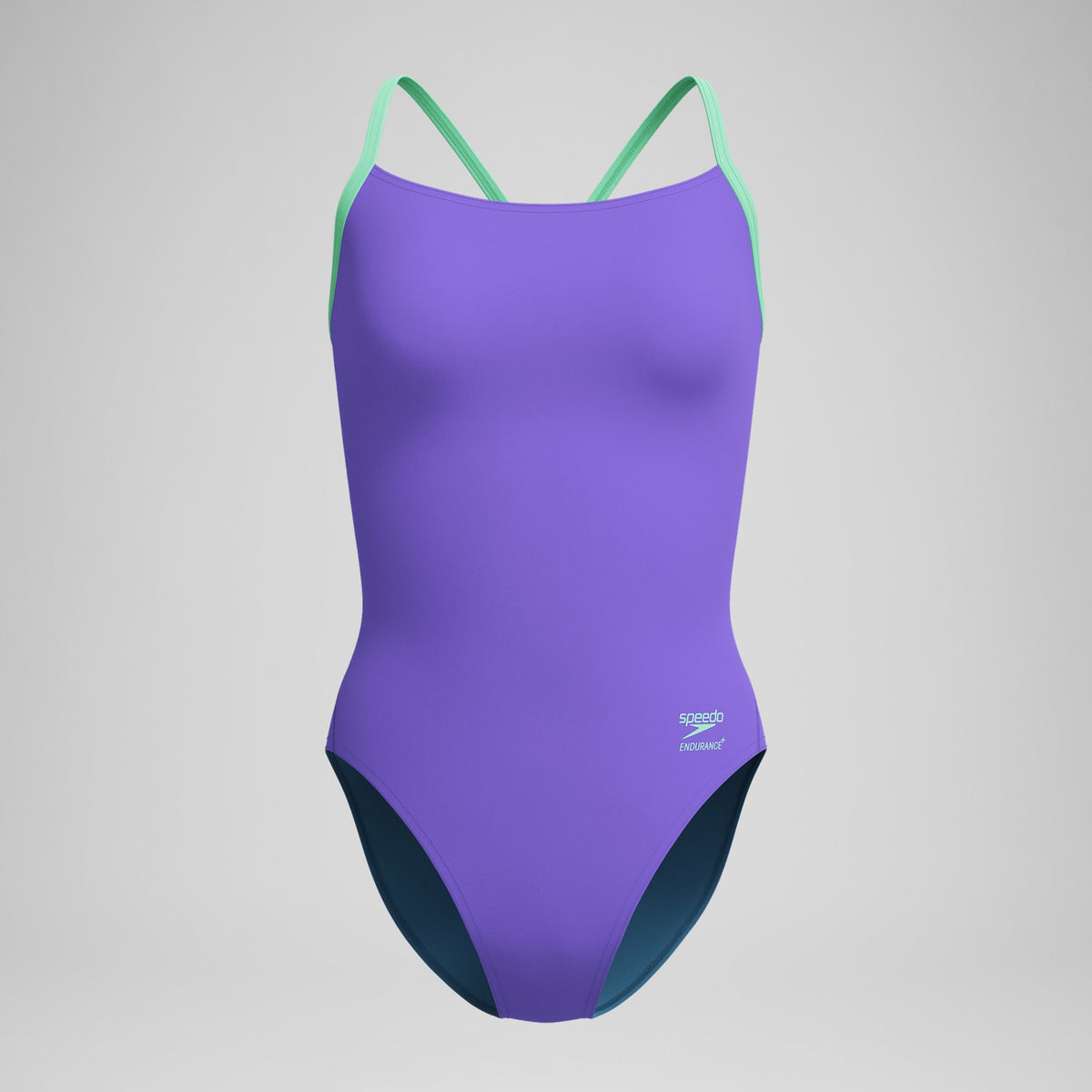 Club Training Solid Flyback 2.0 Swimsuit Purple/Green | Speedo