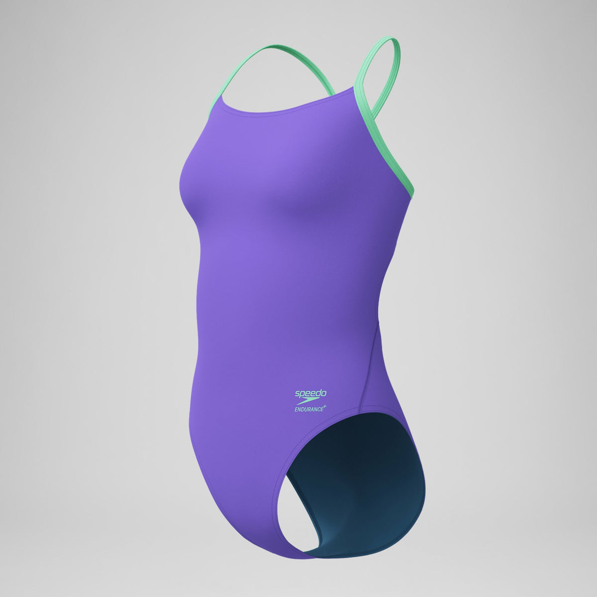 Club Training Solid Flyback 2.0 Swimsuit Purple/Green | Speedo